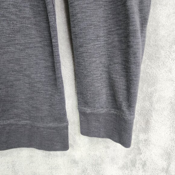 Mens Gray Van Heusen Pullover Sweater 1/4 Zip Long Sleeve Mock Neck Size XL - Picture 5 of 12